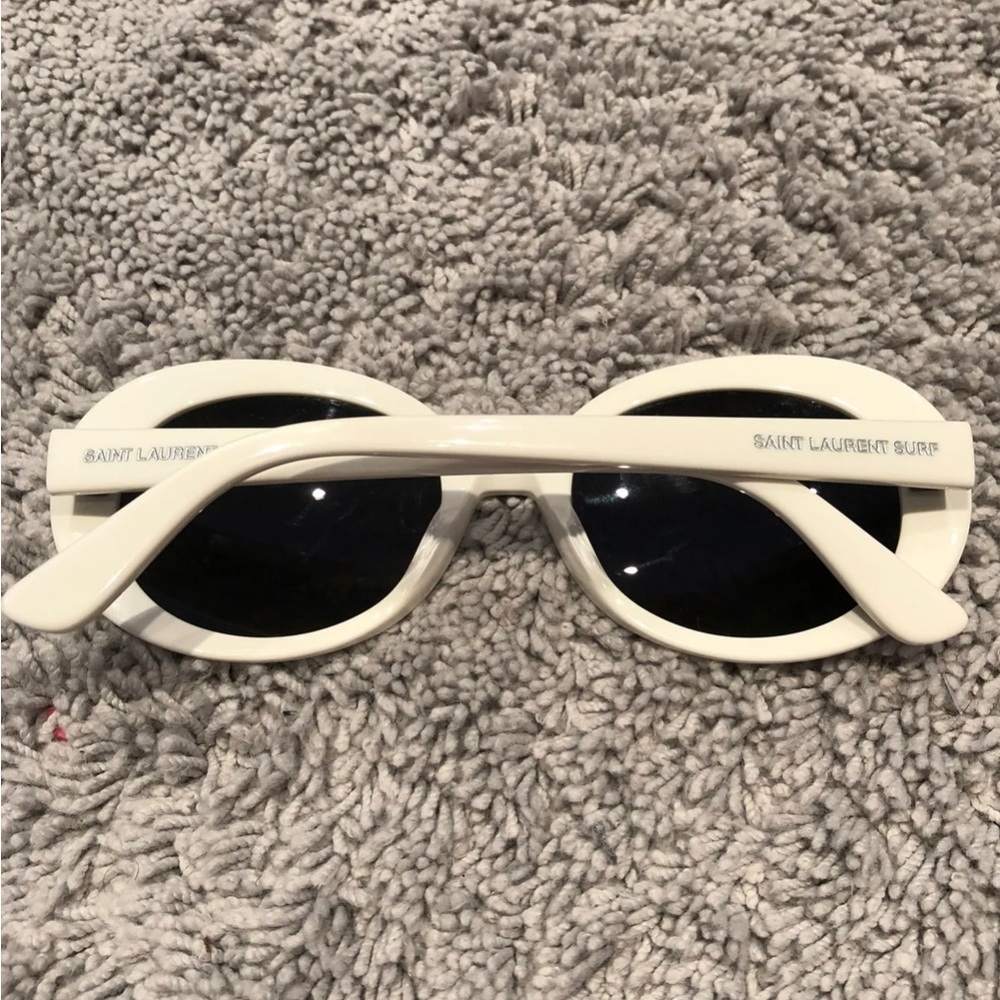 Saint Laurent Mustang Ivory Sunglasses - Grail - Good condition. Authentic